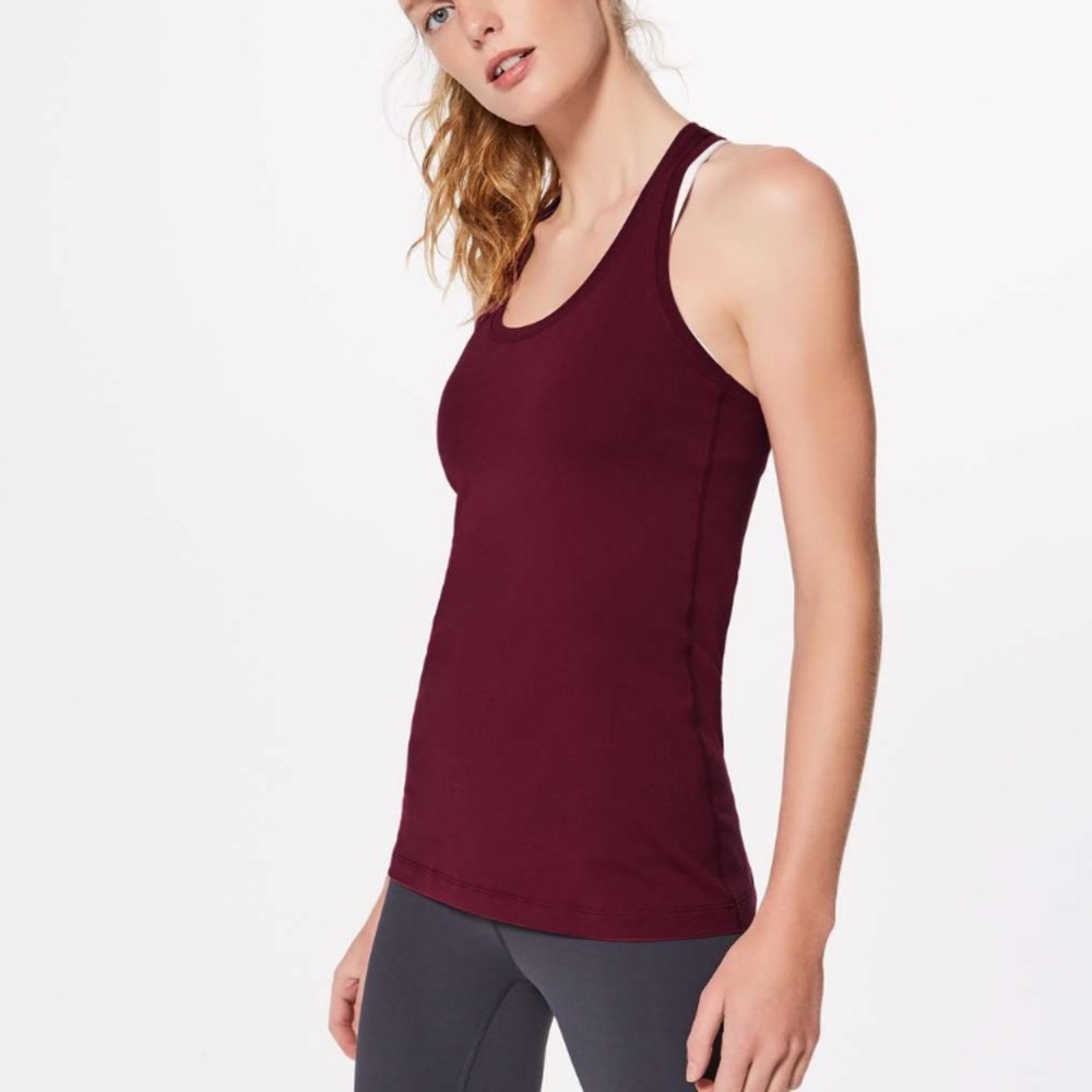 lululemon athletica Maroon Tank Top